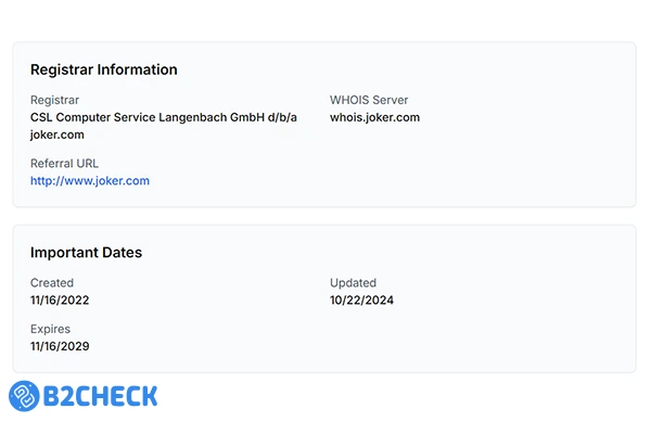 بررسی دامنه وب‌سایت رابین سود