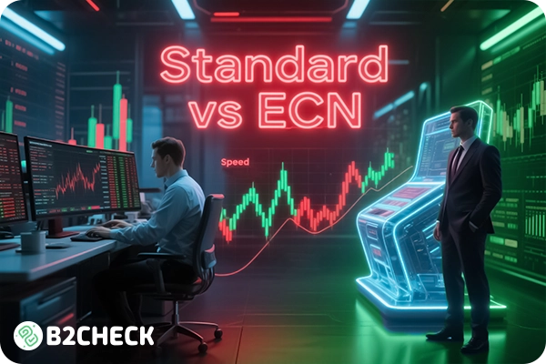 تفاوت حساب استاندارد و ECN